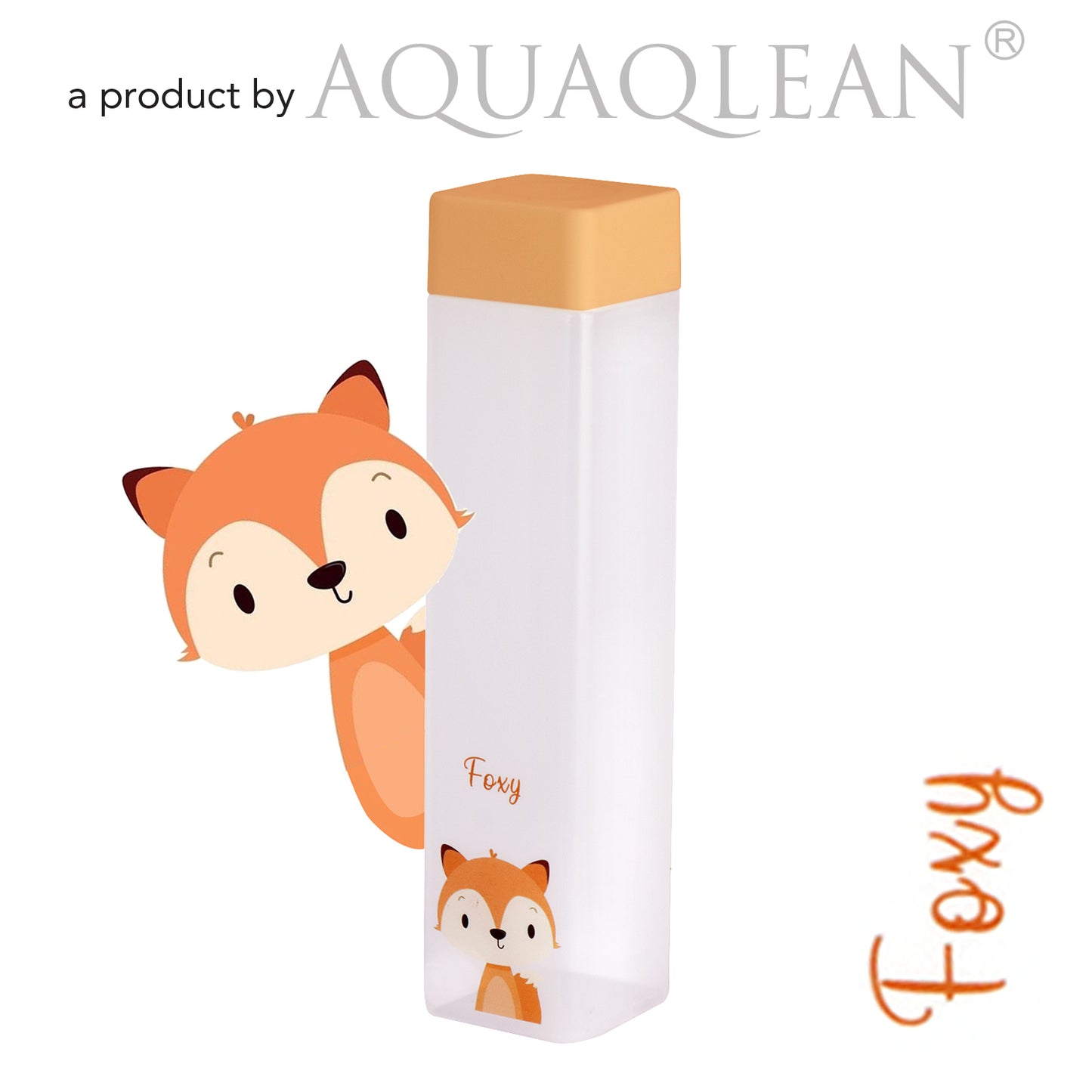 Aquaqlean Frosty 950ml - Choose Your Personality Kids & School Water Bottle - Brave (Giraffe) 1 Pcs Pack